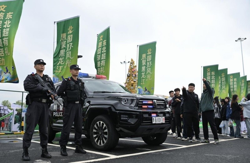 守护平安“东北超” 黑龙江省哈尔滨市公安局交出首场赛事安保精彩答卷