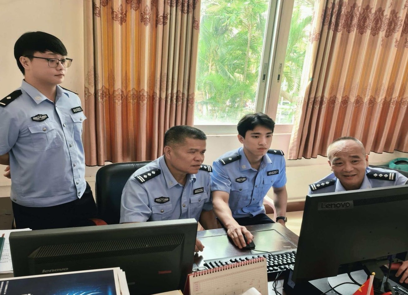 海南省检察院法警总队到澄迈检察院专题调研司法警察辅助办案模块应用工作情况