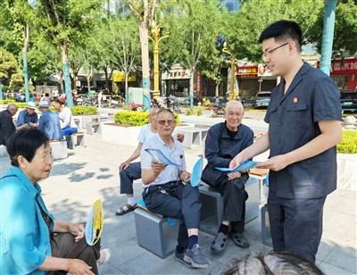 陕西省渭南市白水县人民法院开展防范非法金融活动专项普法宣传