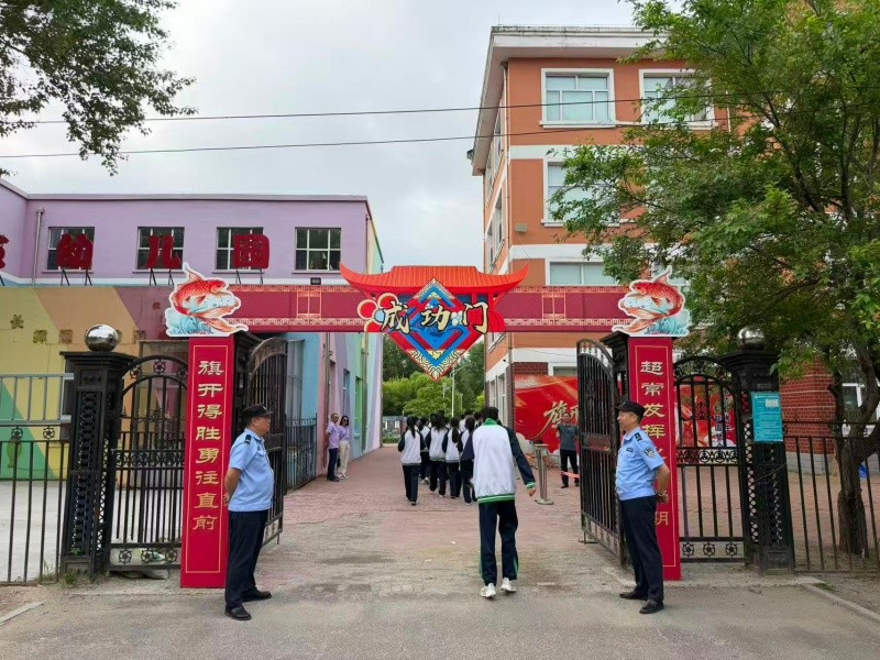 黑龙江省鸡西市虎林市公安局：藏蓝坚守一线 平安伴考同行