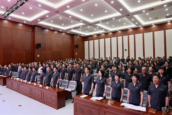 陕西省渭南市中级人民法院举行迎“七一”主题党日活动