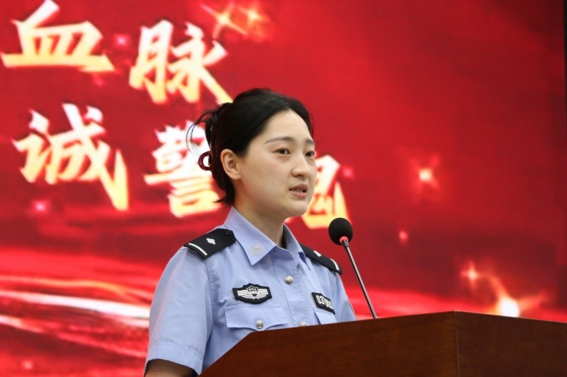 “庆七一·颂党恩·担使命” 黑龙江省齐齐哈尔市甘南县公安局举办庆七一主题演讲比赛