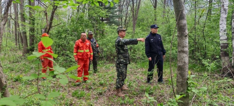 黑龙江省林区公安局双鸭山分局：警蓝守青山 联勤护生态