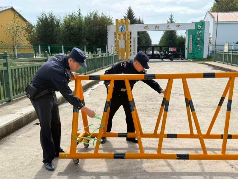 开学季，黑龙江省大兴安岭地区塔河公安筑牢校园安全防线