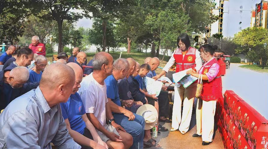 河南虞城：月满中秋情更浓 孝暖桑榆护夕阳