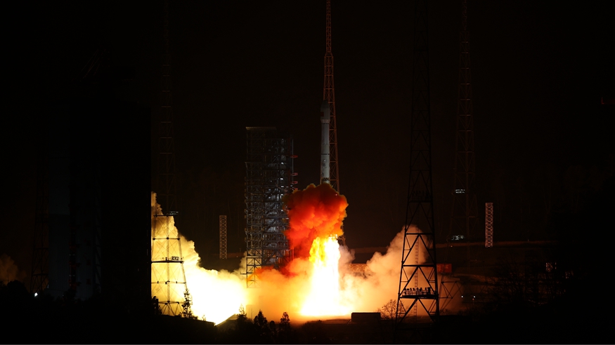 我国成功发射通信技术试验卫星十四号