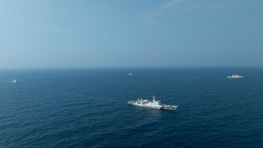 中越海警开展2025年第一次北部湾海域联合巡逻