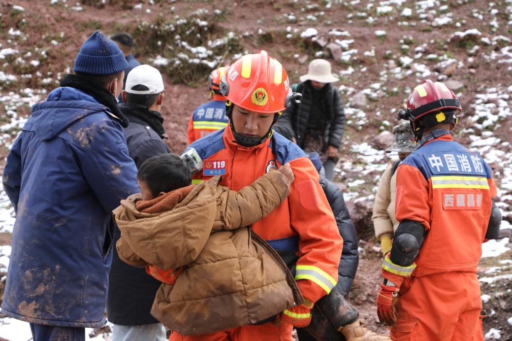 西藏丁青县发生山体滑坡造成3人遇难