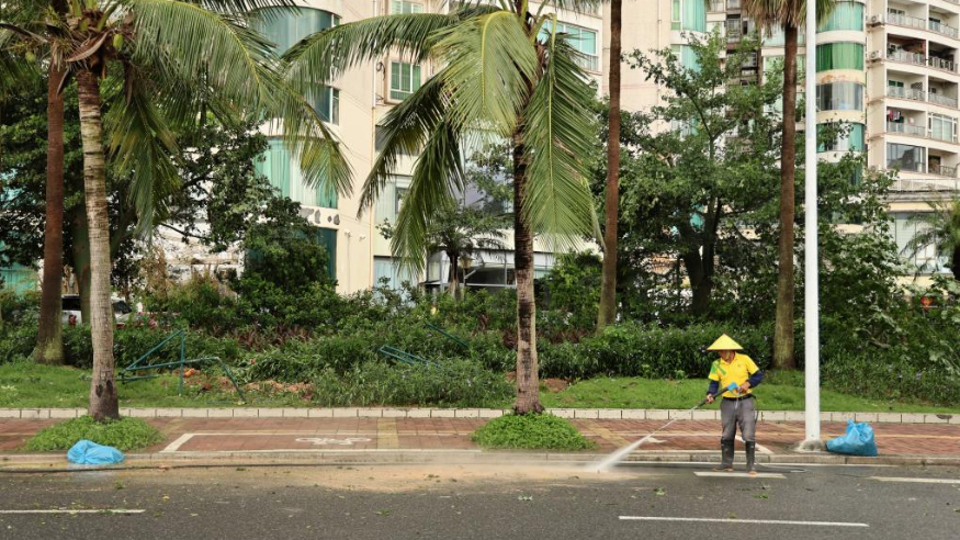台风“韦帕”过境 广东灾后清障抢修工作高效推进