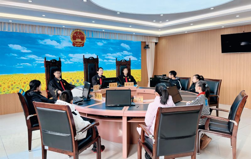 以司法保护少年 助春蕾欣欣向荣