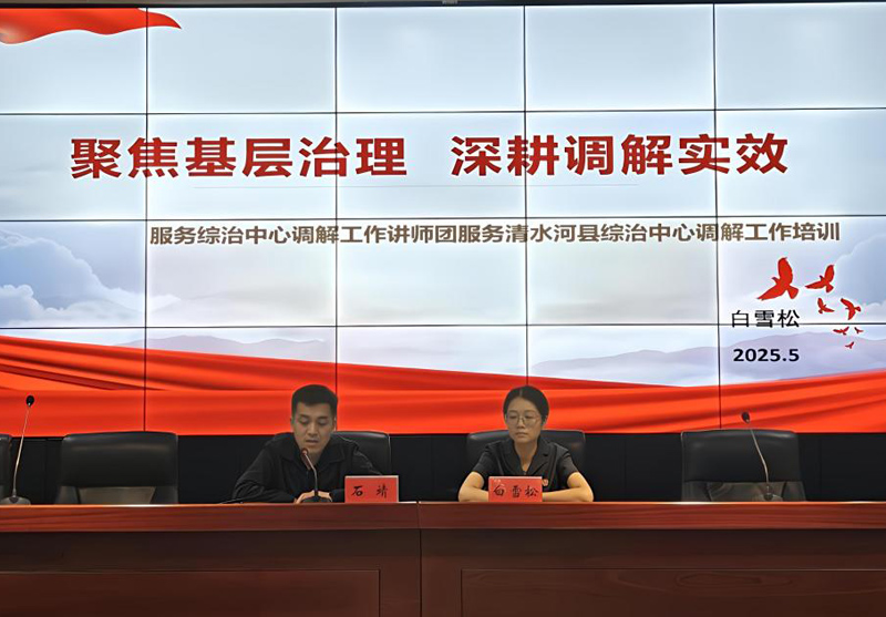 清水河县人民法院：聚焦基层治理，深耕调解实效