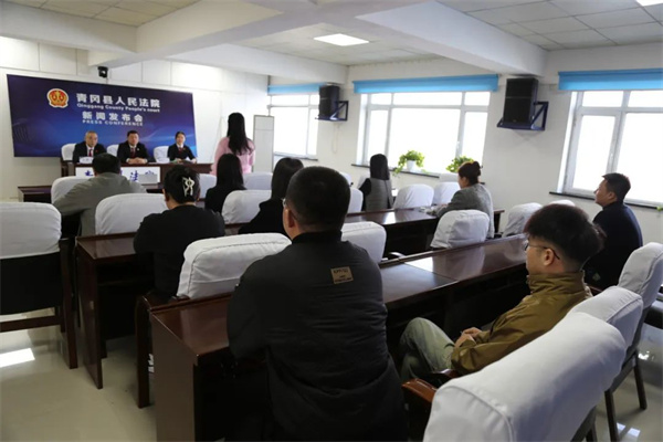 黑龙江省青冈法院召开民事审判工作新闻发布会