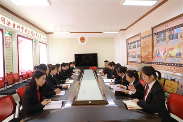 黑龙江省伊春市中级人民法院第二党支部召开党员（扩大）会议