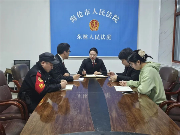 黑龙江省海伦市人民法院东林法庭召开2024年工作总结会暨2025年工作推进会议