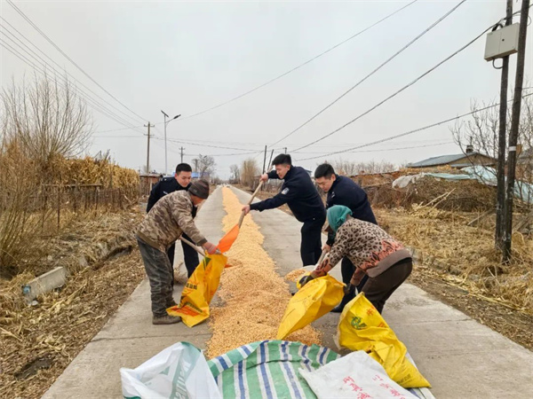 黑龙江省明水县公安局双兴派出所：阴云难掩为民情 警民同心护收成