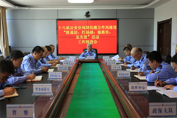 黑龙江省大兴安岭地区公安局十八站分局抓实“三个聚焦”推动能力作风建设走深走实