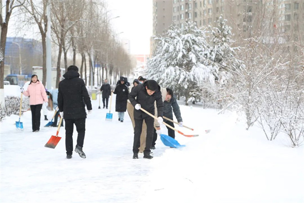 黑龙江省鸡西中院：以雪为令 清雪除冰“我先行”