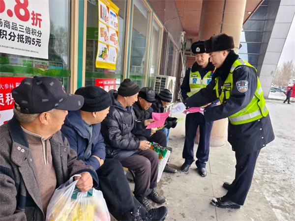 黑龙江省七台河公安交警全面开展122“全国交通安全日”宣传预热活动