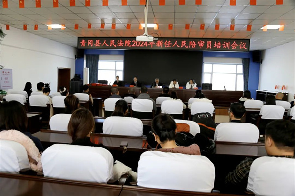 黑龙江省青冈县人民法院开展新任人民陪审员培训
