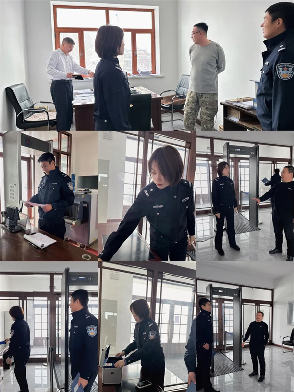 黑龙江省兰西法院司法警察大队开展节前安全检查