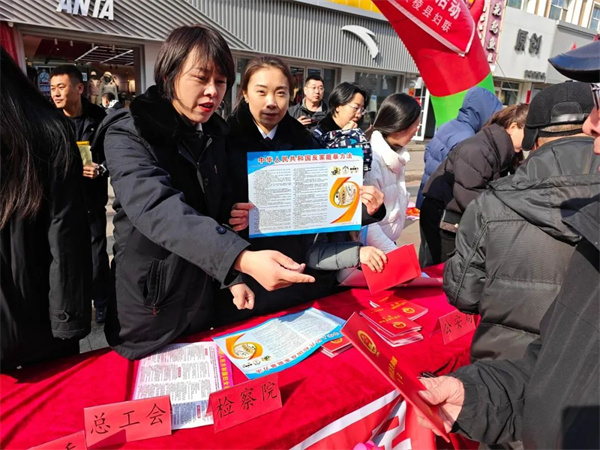 黑龙江省绥棱县检察院开展“三八”维权周妇女权益保护专题普法活动