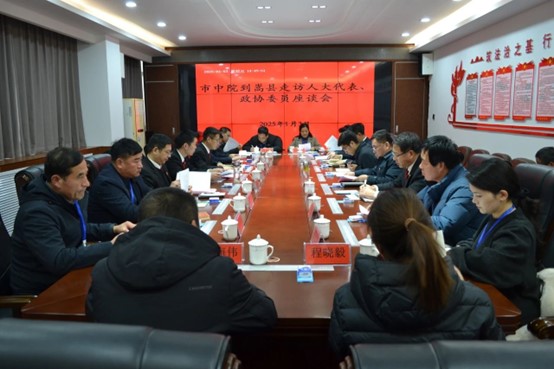 河南洛阳中院党组成员、副院长刘云峰到嵩县法院召开人大代表座谈会