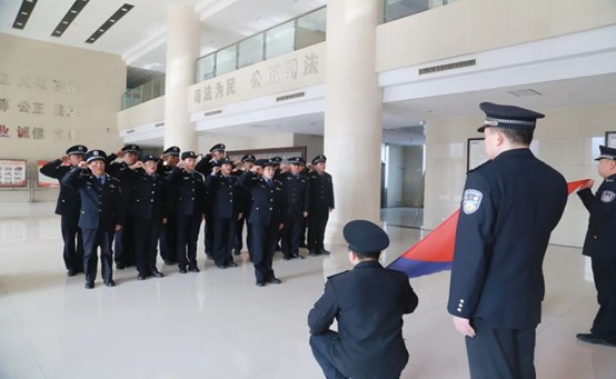 河南宜阳法院庆祝第五个“中国人民警察节”