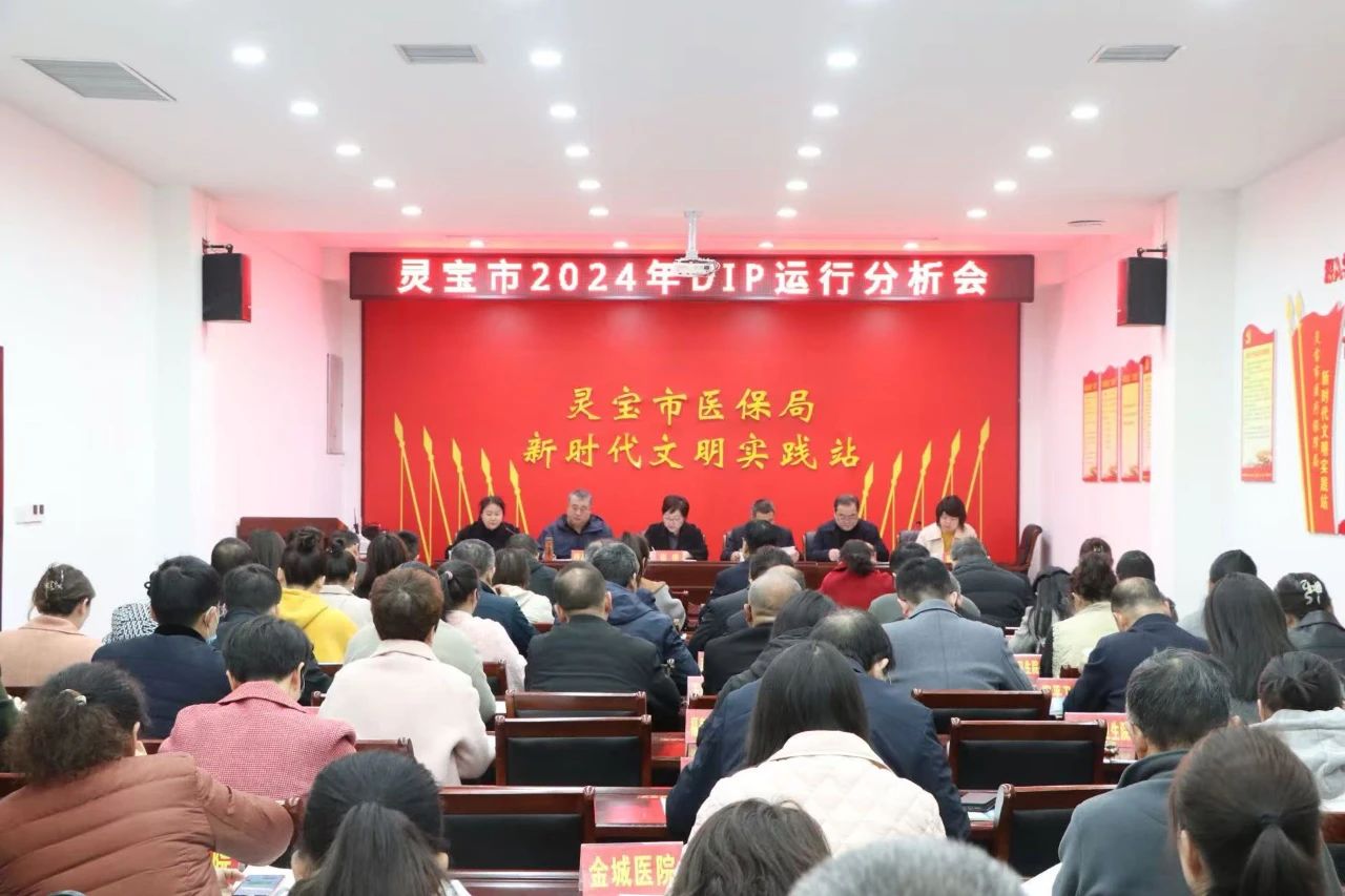 河南省灵宝市召开2024年DIP运行分析会议