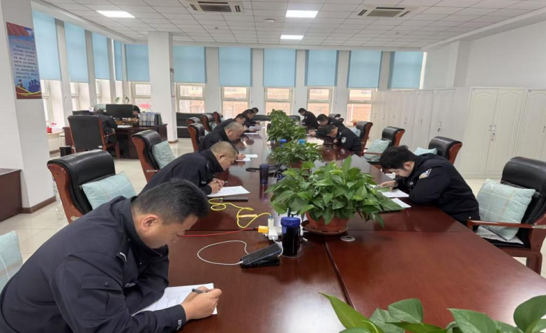 吉林长春宽城法院司法警察大队开展司法警察业务理论知识测试