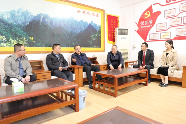 图为西峡法院党组书记、院长肖新征一行为太平镇政府送去“法治体检报告”.jpg 图为西峡法院党组书记、院长肖新征一行为太平镇政府送去“法治体检报告”.jpg