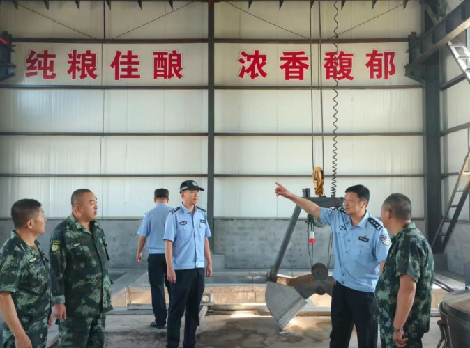黑龙江省林区公安局鹤立分局领导到包联企业开展第三季度走访调研活动