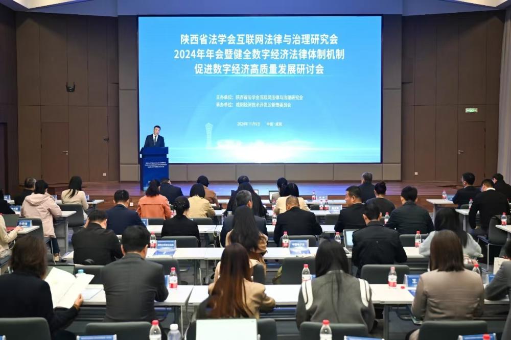 陕西省法学会互联网法律与治理研究会成功举办数字经济法律研讨会