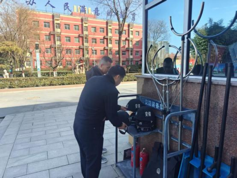 陕西西安市公安局：警校共治排隐患 扣牢校园安全“锁”
