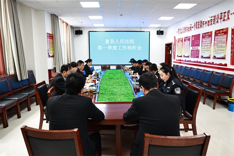 聚力剖析谋发展 奋楫笃行启新程——陕西延安市富县法院召开第一季度工作剖析会