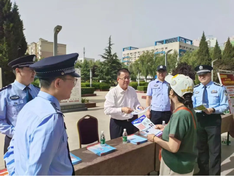陕西省西安市公安局阎良分局“五一”安保，交出暖心答卷