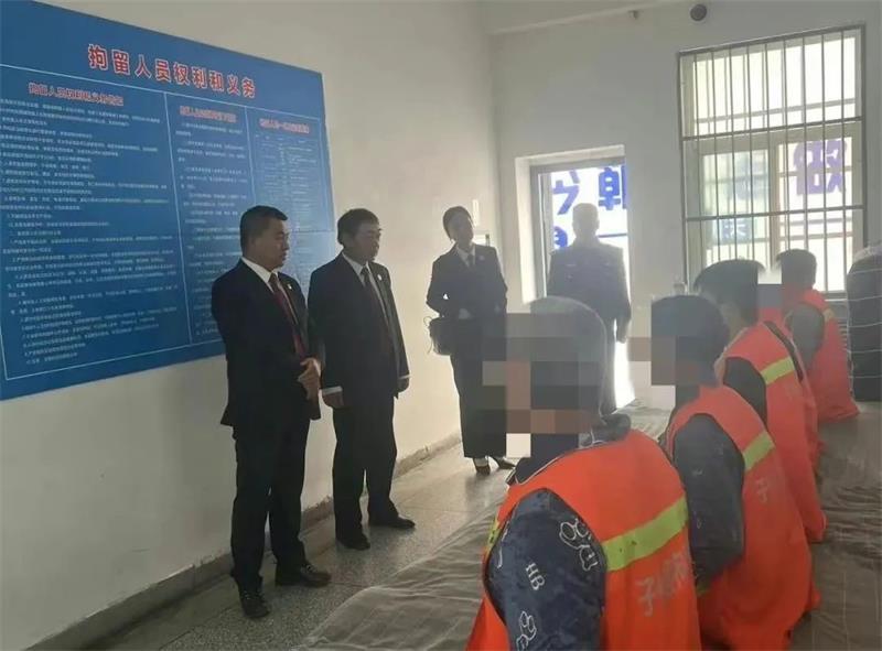 陕西延安子长市人民检察院深入看守所开展安全大检查