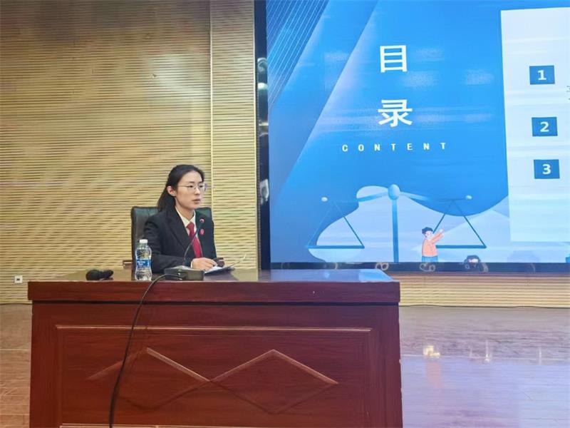 陕西延安市甘泉县法院走进县初级中学开展法治宣讲	 