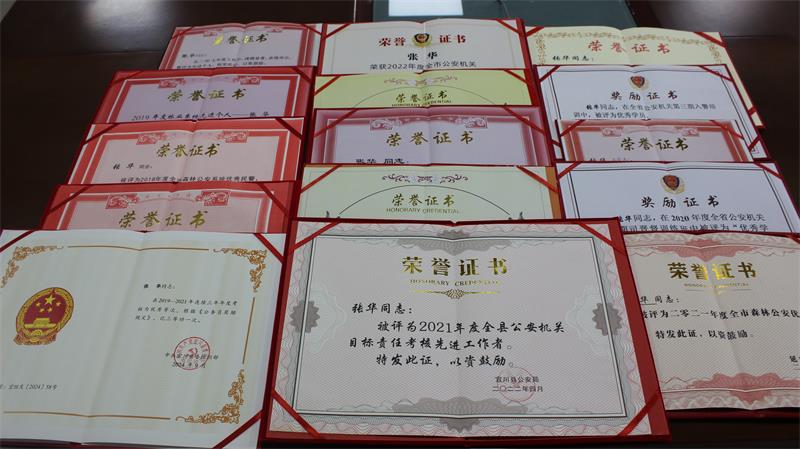 张华从警20年获多项荣誉_proc.jpg