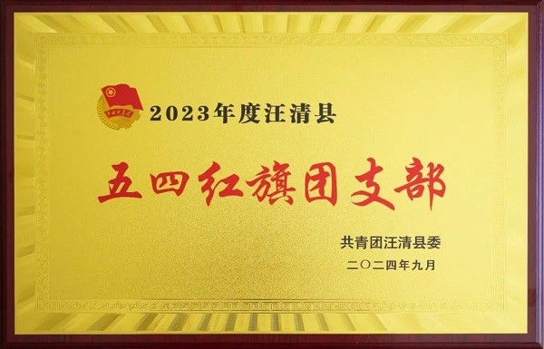 吉林省汪清县人民法院团支部荣获“2023年度汪清县五四红旗团支部”