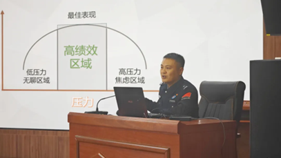 吉林省珲春市人民法院开展压力管理培训讲座