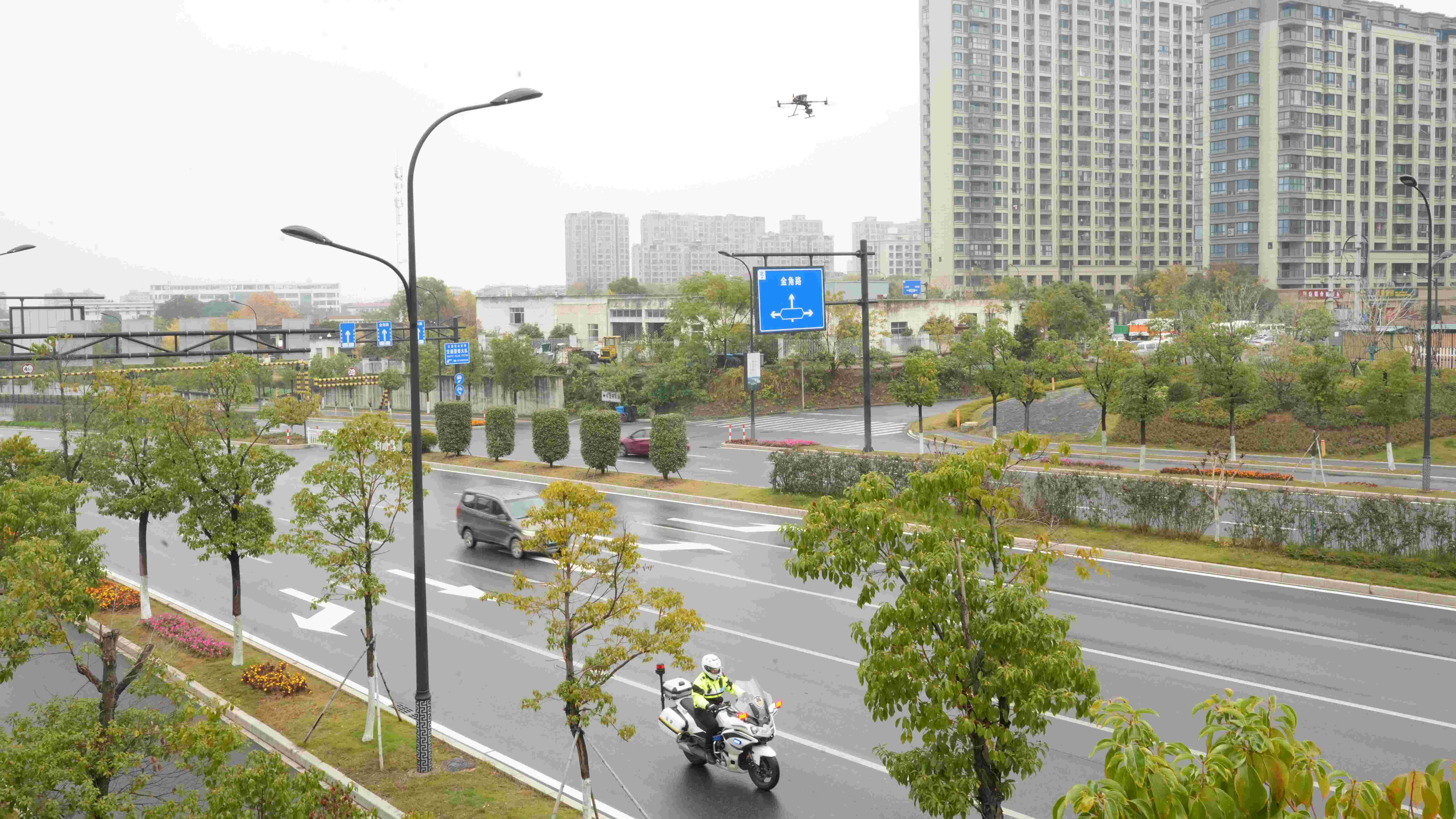 浙江兰溪：用科技之翼守护道路平安