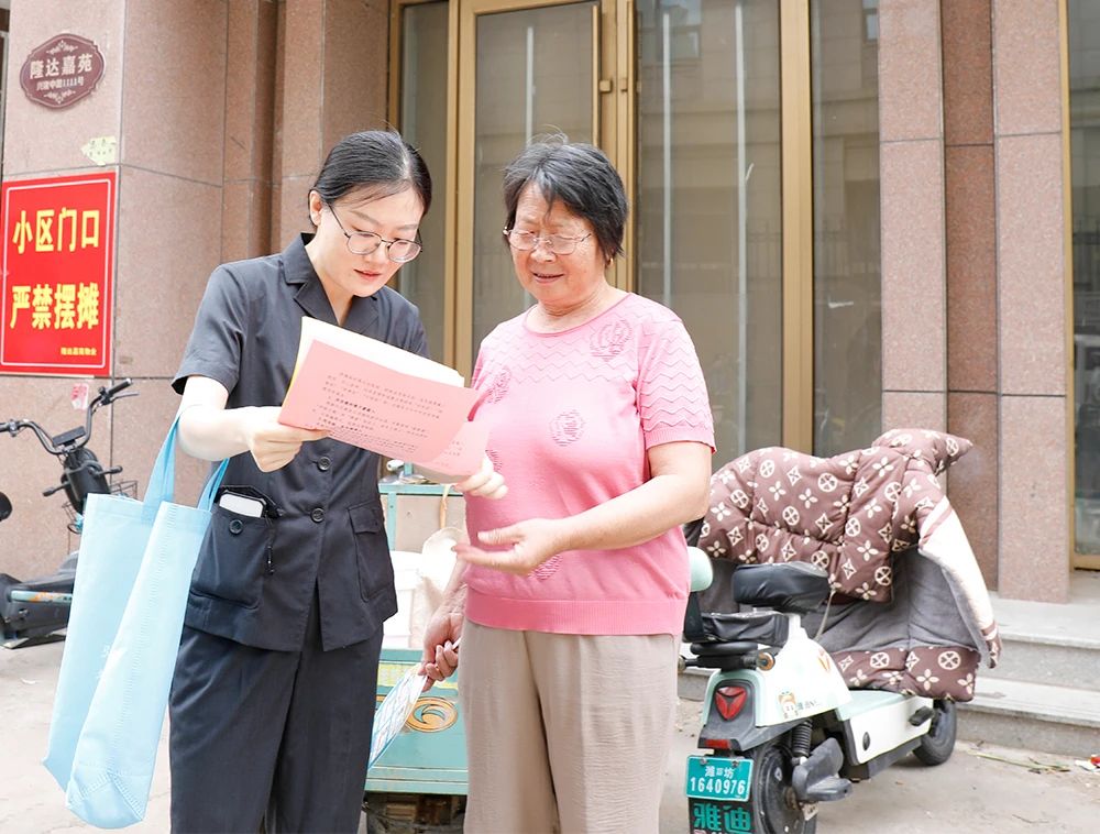 山东潍坊临朐法院开展反邪教暨“双报到”普法宣传活动