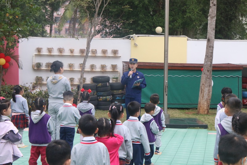 海口龙华消防：上好“开学第一课” 点亮平安开学季