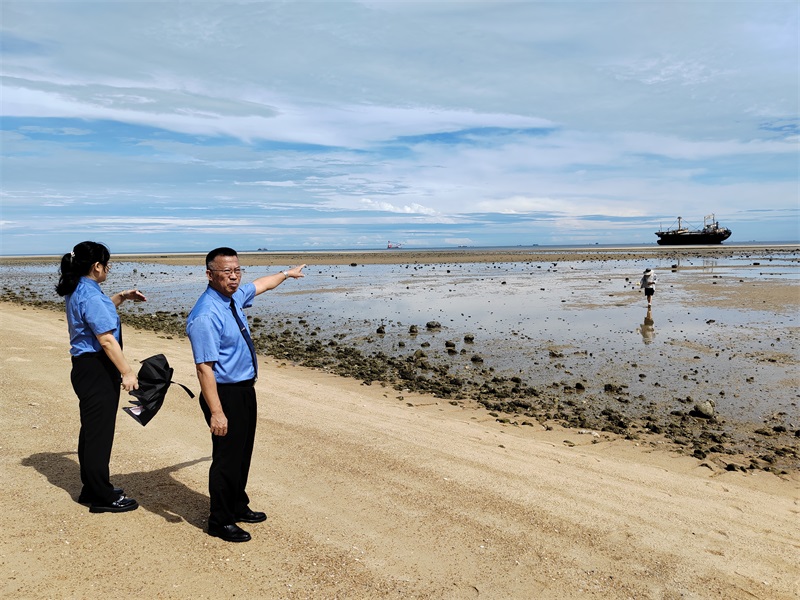 货轮搁浅5年危及海洋生态 海南省检二分院依法监督海事部门成功处置
