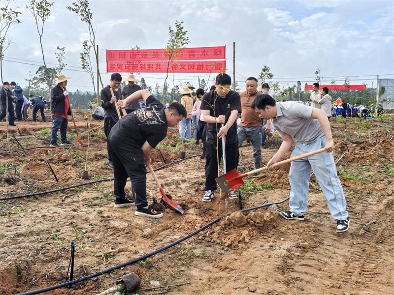 海南澄迈县检察院开展义务植树活动