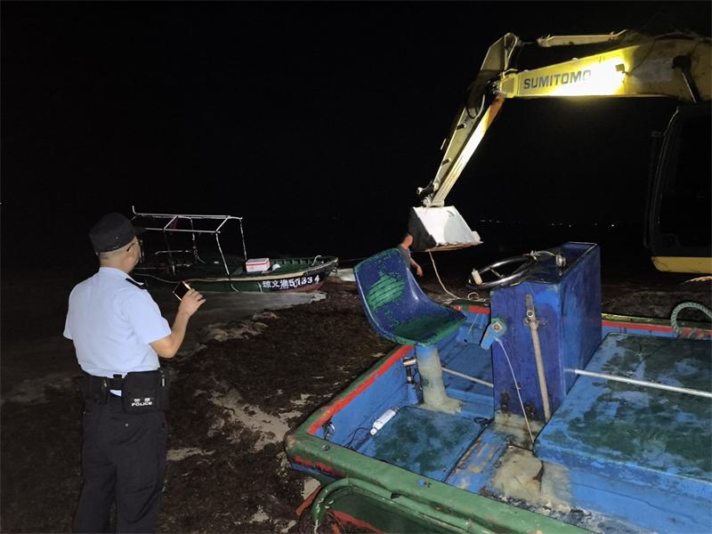 海南文昌海岸警察联合多部门开展伏季休渔期专项执法行动