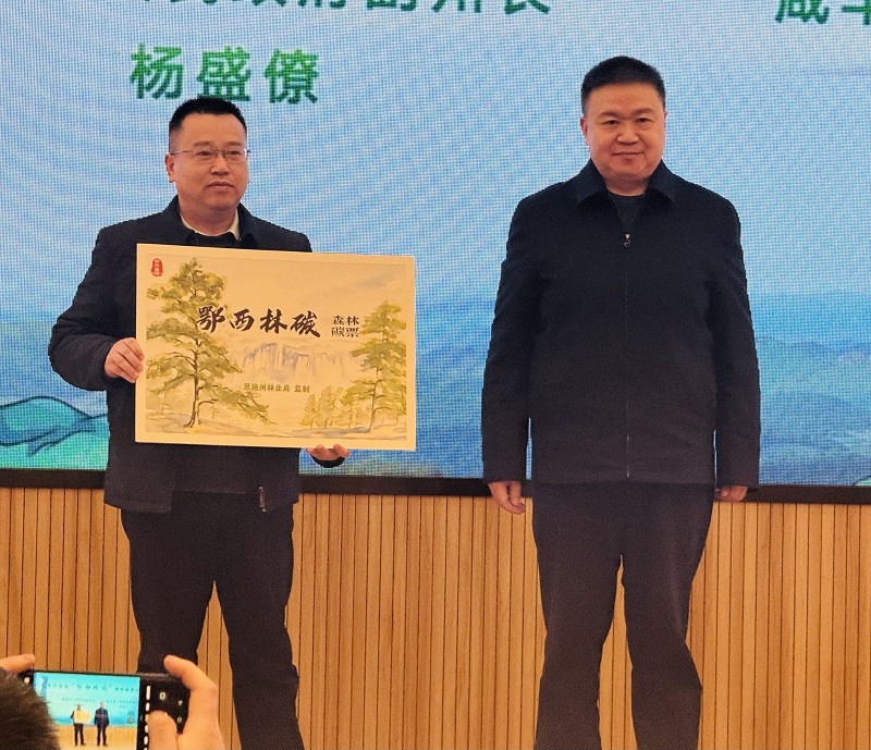湖北恩施首批“鄂西林碳”森林碳票发行