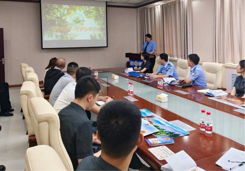 “塔河胡杨”护新蕾   法润绿洲筑未来——新疆生产建设兵团第二师乌鲁克垦区人民检察院开展未成年人法治教育基地参观活动