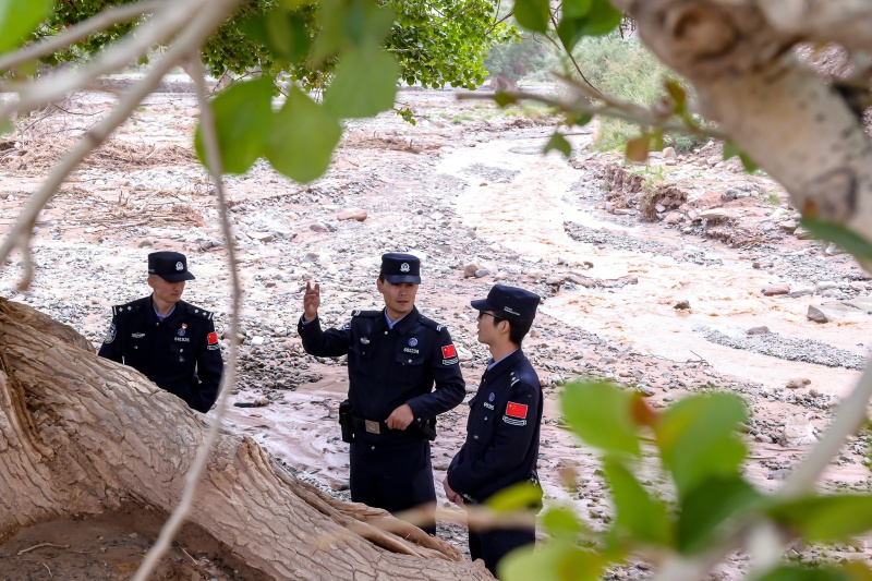 6月4,民警来到辖区胡杨林区开展常态化巡护,排查生态隐患。 (11)(1).jpg