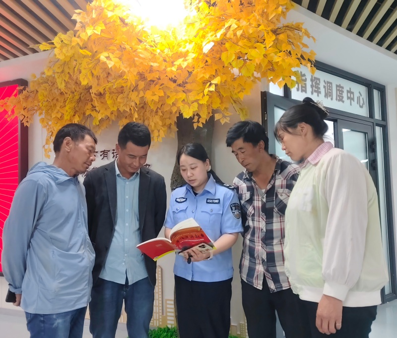 新疆生产建设兵团第七师胡杨河市天北经济技术开发区司法所：胡杨树下好“学法”